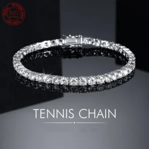 Factory price 925 silver plated 18K gold 4A grade Zircon tennis bracelet for men and women fashion personality exquisite jewelry