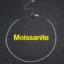 Silver-Moissanite